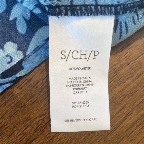 CAbi Cap Sleeve Floral Dress- Small - Picture 3 of 5